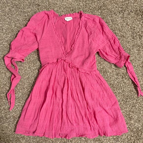 Lovers and Friends Finnegan Mini Dress in Fuchsia - Picture 3 of 8